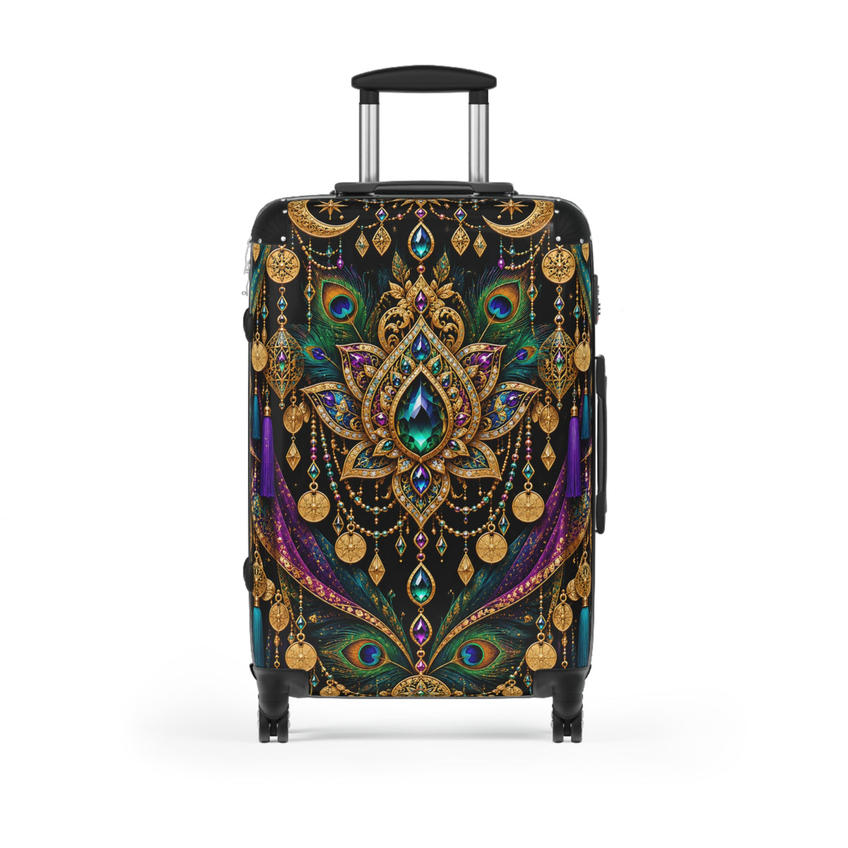 Peacock Mirage | Hard-Shell Spinner Suitcase