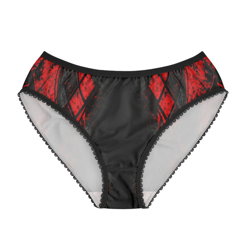 CRIMSON VICE | Diamond Temptation Women's Lace-Trim Underwear | Cyberdelia Skunkworks