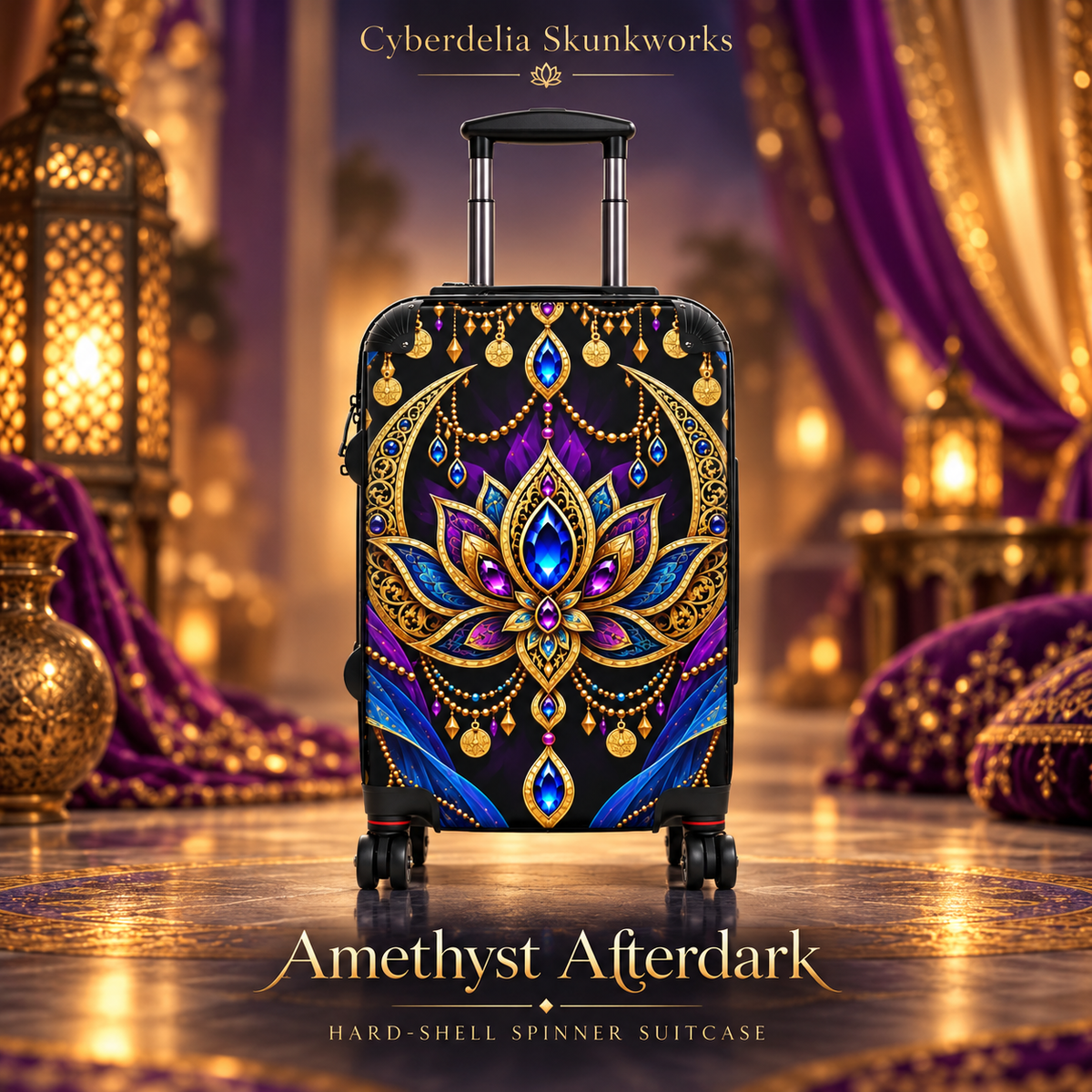 Amethyst Afterdark | Hard-Shell Spinner Suitcase