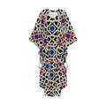 Ruby Lattice Kaftan