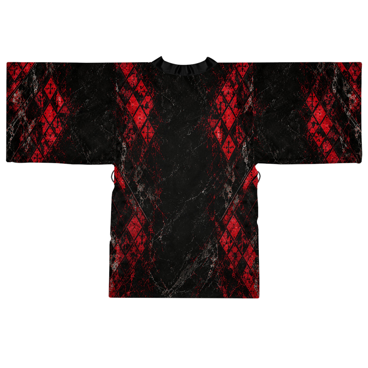 Crimson Vice Harlequin | Kimono Robe