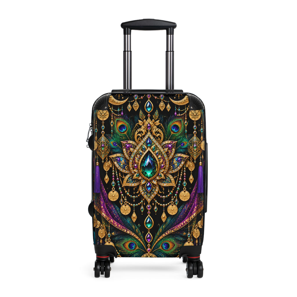 Peacock Mirage | Hard-Shell Spinner Suitcase