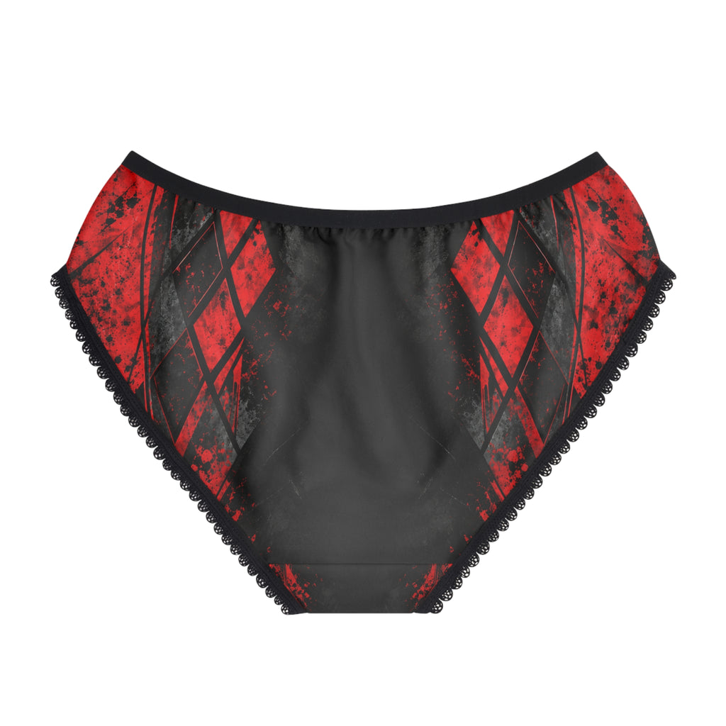 CRIMSON VICE | Diamond Temptation Women's Lace-Trim Underwear | Cyberdelia Skunkworks