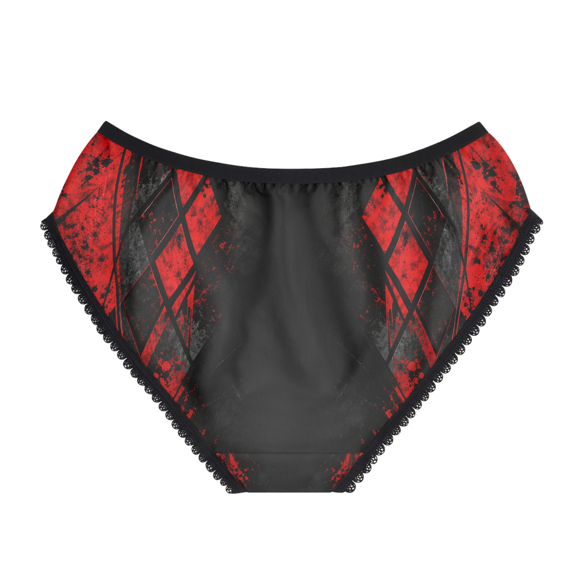 CRIMSON VICE | Diamond Temptation Women's Lace-Trim Underwear | Cyberdelia Skunkworks